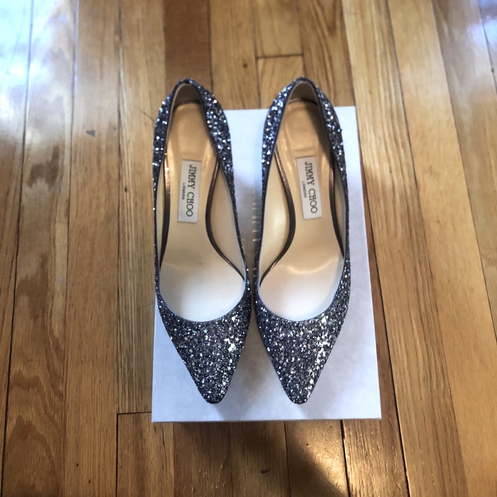 Jimmy choo romy 60 glitter pumps